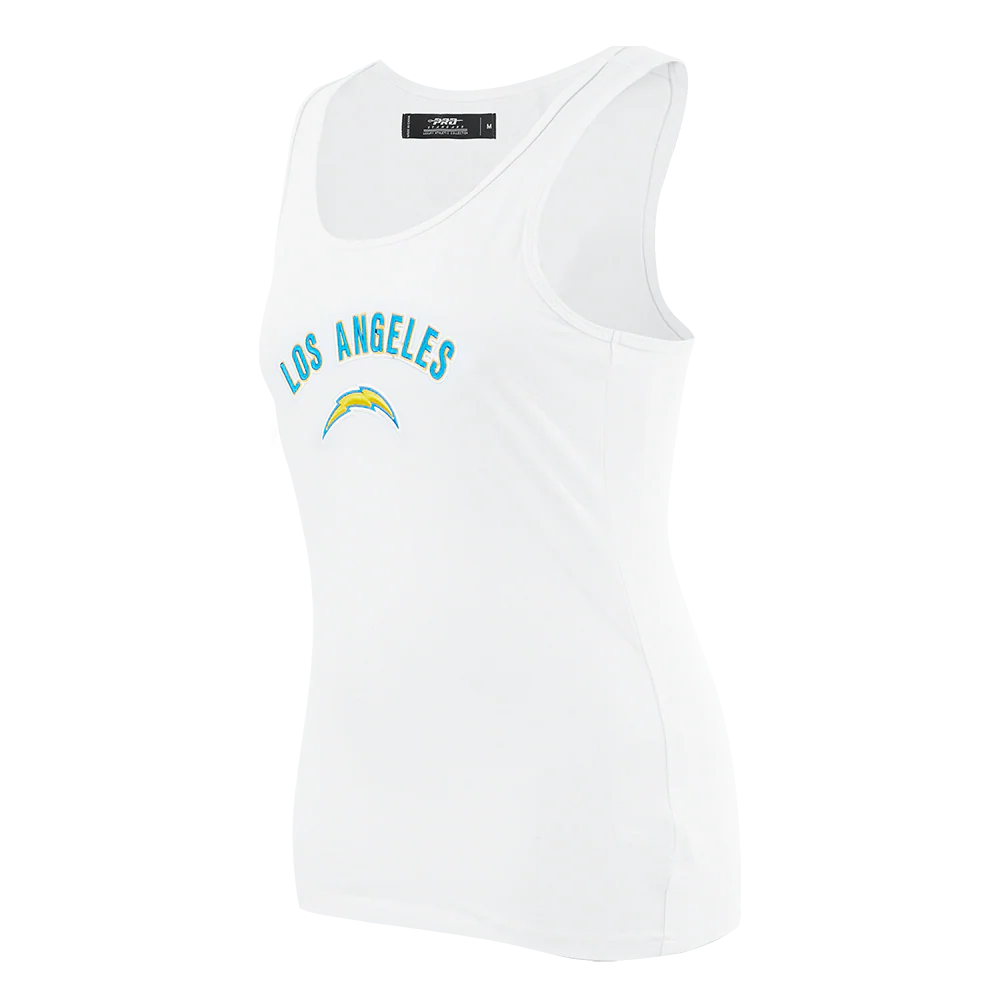 NFL LOS ANGELES CHARGERS CLASSIC WOMEN'S RACERBACK (WHITE) - Image 2