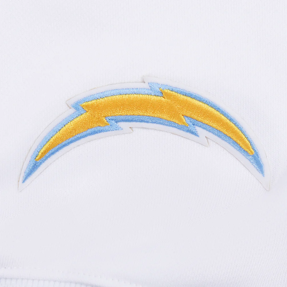 NFL LOS ANGELES CHARGERS WINGSPAN WOMEN'S FLC CREWNECK (WHITE) - Image 9