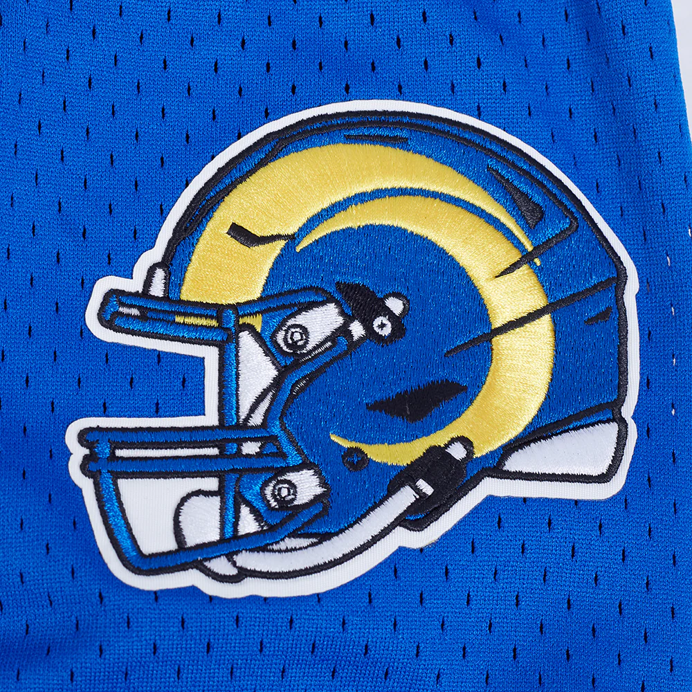 NFL LOS ANGELES RAMS CLASSIC MEN'S MESH BUTTON DOWN JERSEY (ROYAL BLUE) - Image 6