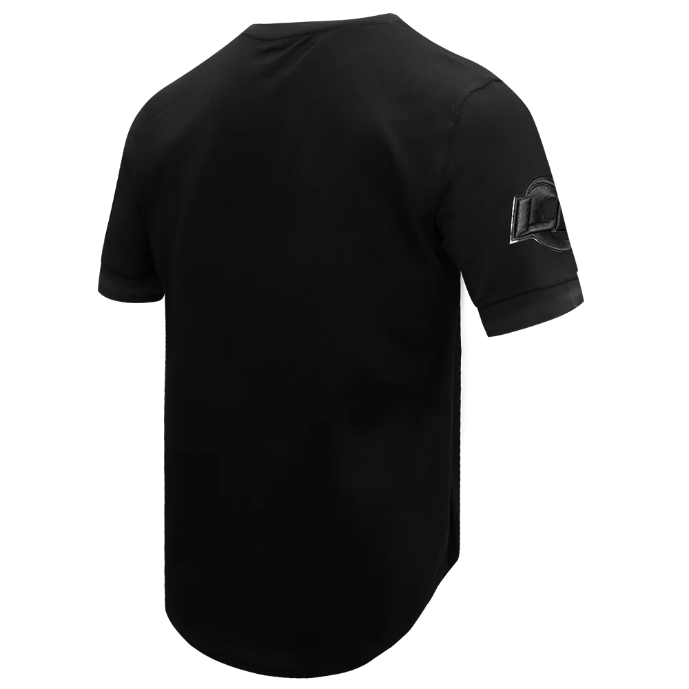 NFL LOS ANGELES RAMS TRIPLE BLACK MEN'S TEE (TRIPLE BLACK) - Image 3