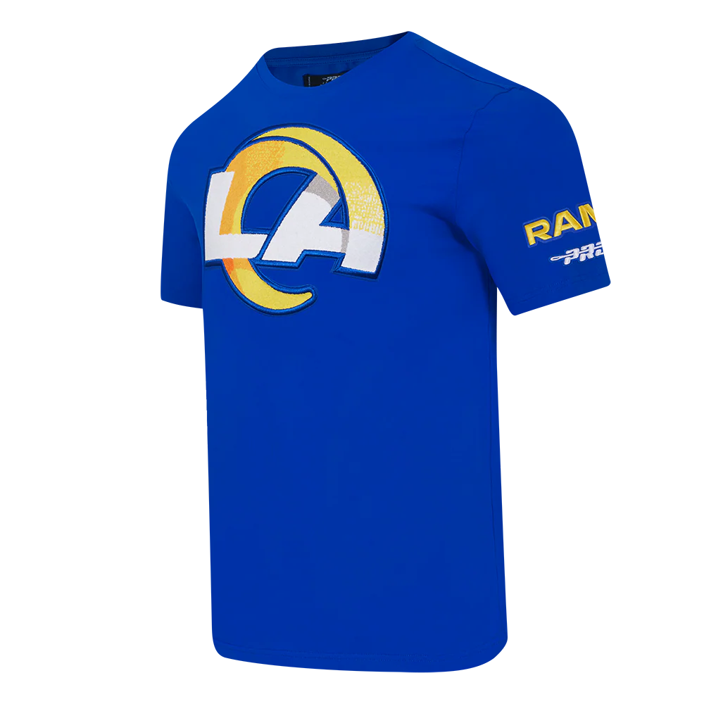 NFL LOS ANGELES RAMS MASHUP MEN'S TEE (ROYAL BLUE) - Image 2