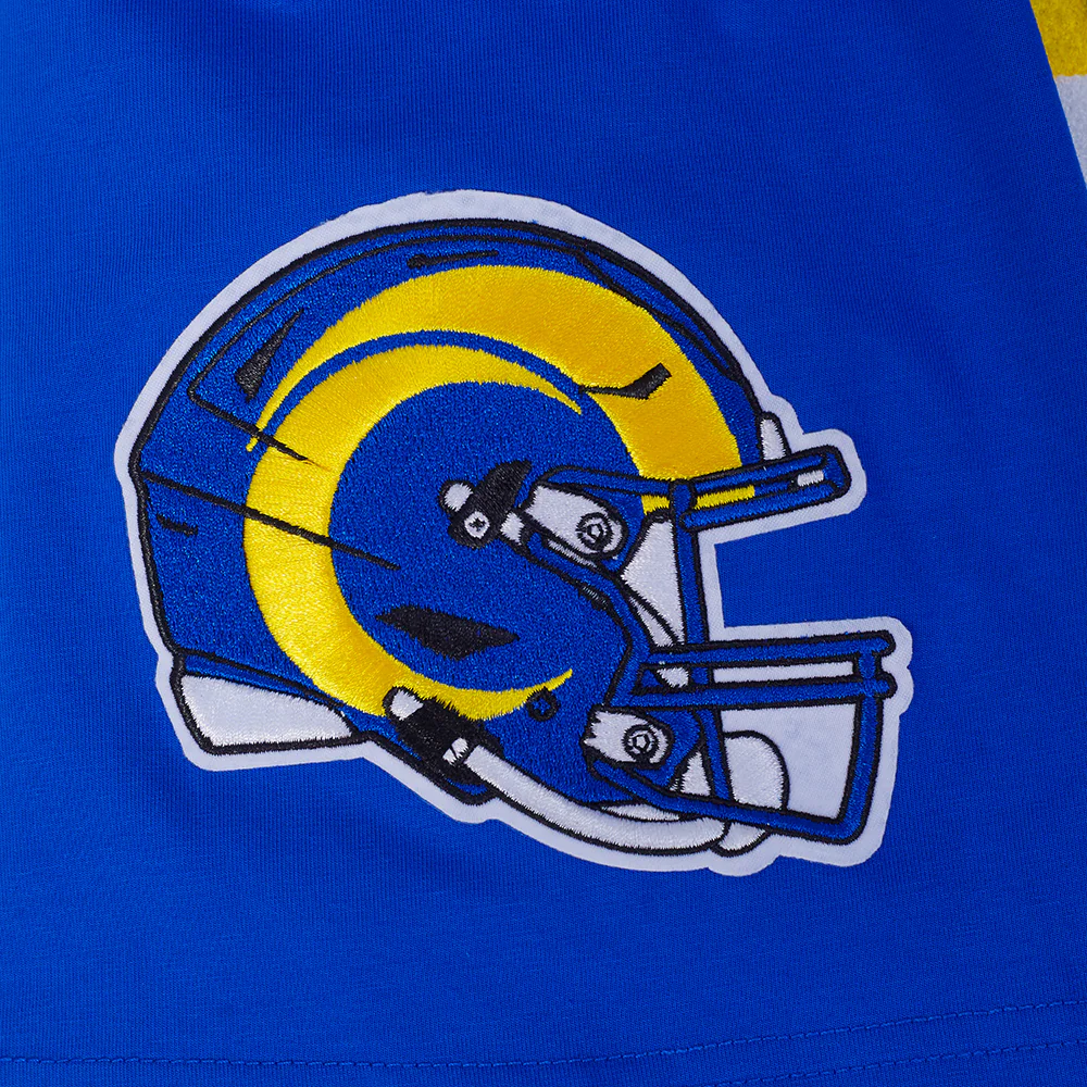 NFL LOS ANGELES RAMS MASHUP MEN'S TEE (ROYAL BLUE) - Image 5