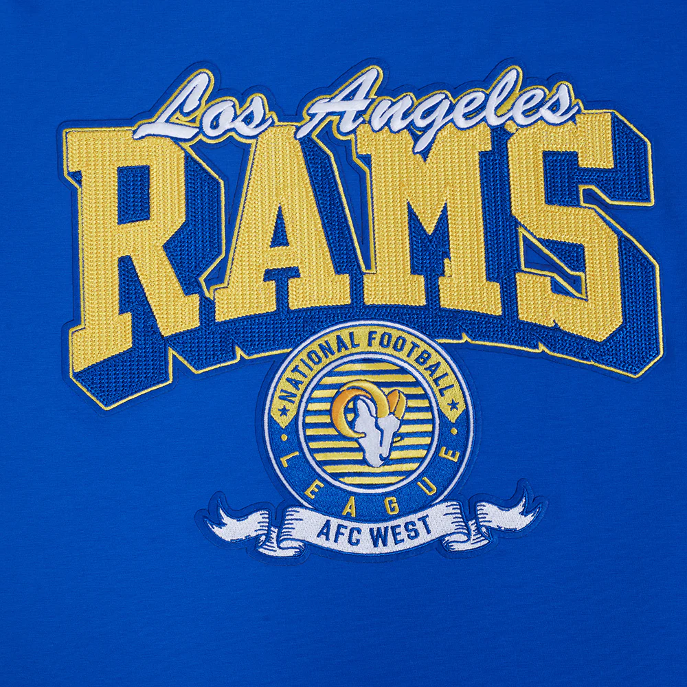 NFL LOS ANGELES RAMS TEAM BADGE MEN'S WM SJ TEE (ROYAL BLUE) - Image 10