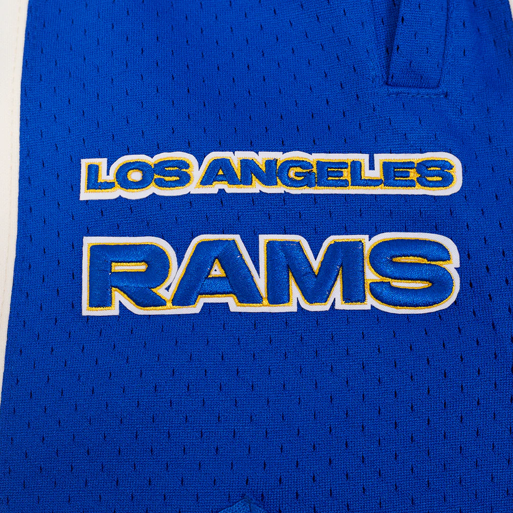 NFL LOS ANGELES RAMS RETRO CLASSIC MEN'S 2.0 SHORT (EGGSHELL/ ROYAL BLUE) - Image 6