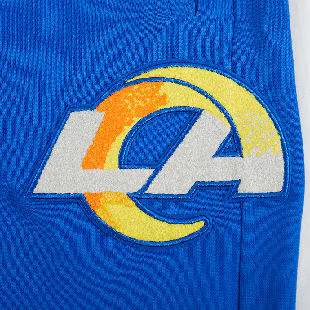 NFL LOS ANGELES RAMS MASHUP MEN'S RIB SWEATPANT (ROYAL BLUE) - Image 6