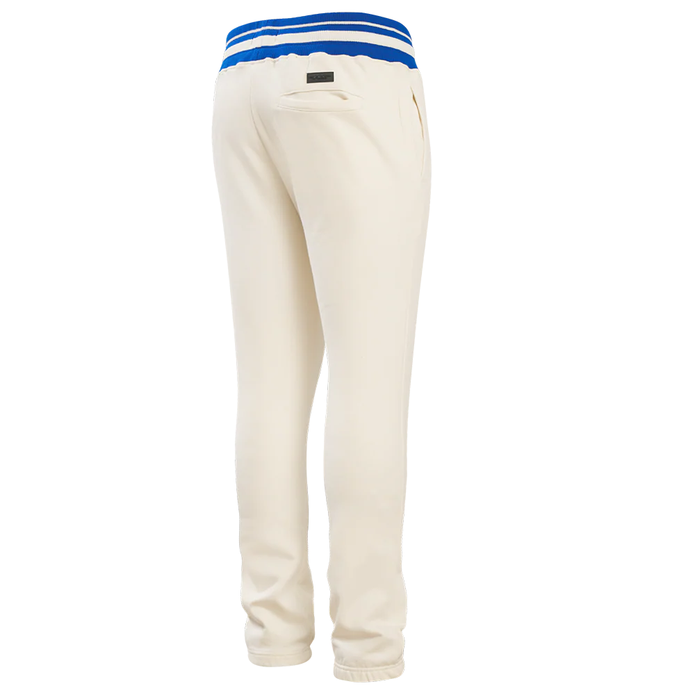 NFL LOS ANGELES RAMS RETRO CLASSIC MEN'S SWEATPANT (EGGSHELL/ ROYAL BLUE) - Image 5