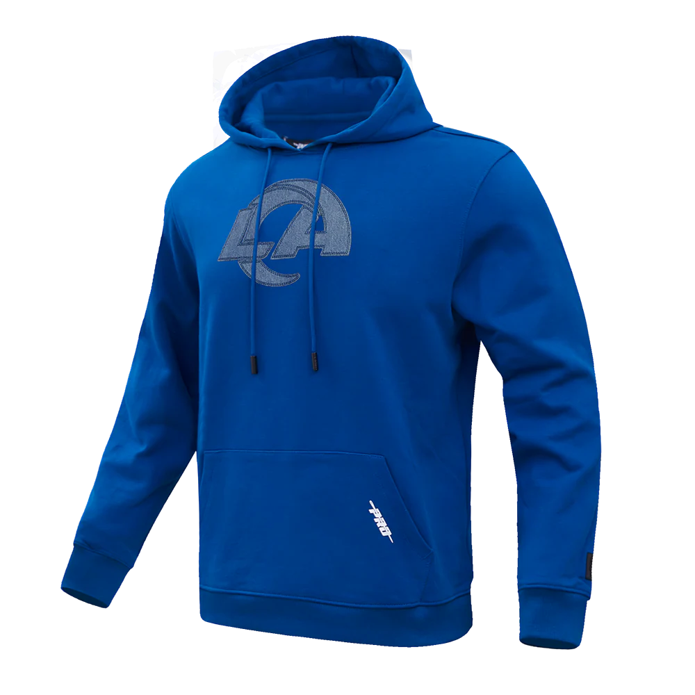 NFL LOS ANGELES RAMS VARSITY BLUES MEN'S FLC PO HOODIE (DODGER BLUE) - Image 3