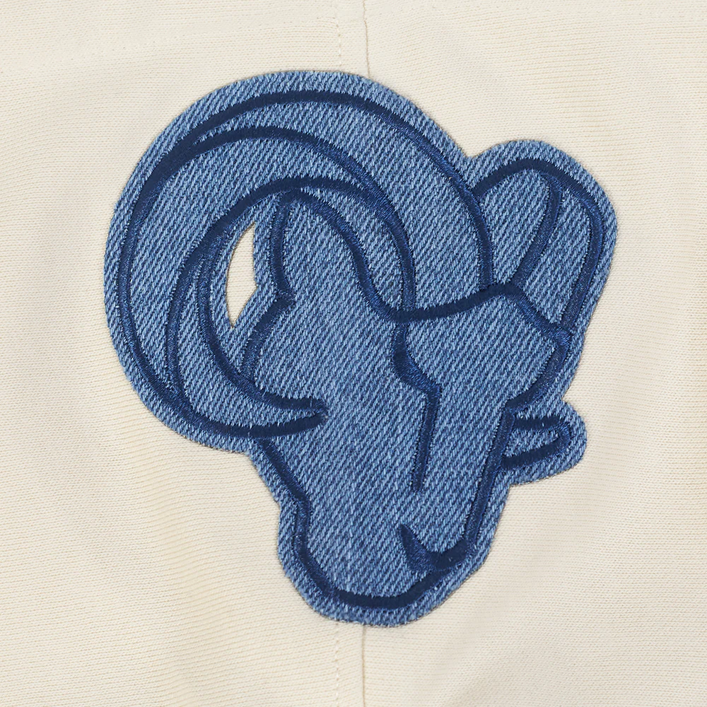 NFL LOS ANGELES RAMS VARSITY BLUES MEN'S FLC PO HOODIE (LINEN) - Image 15