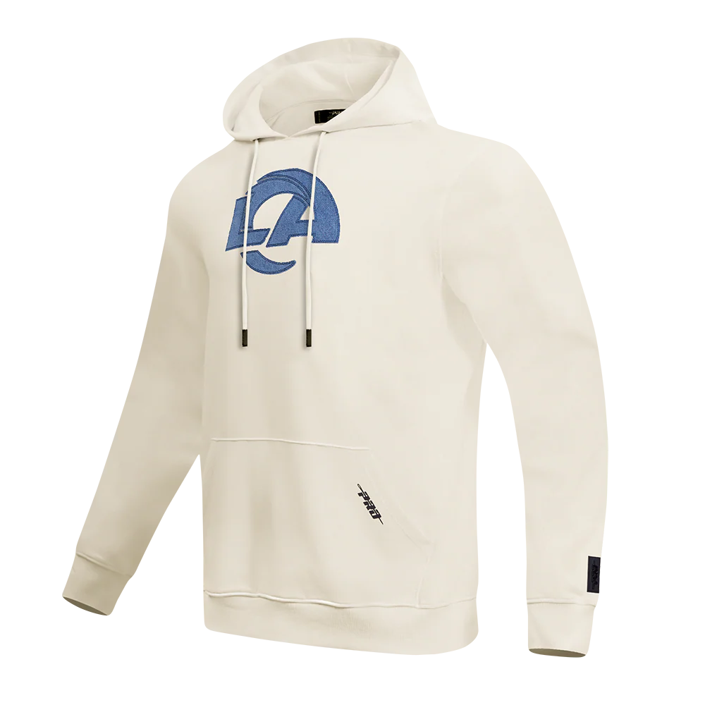 NFL LOS ANGELES RAMS VARSITY BLUES MEN'S FLC PO HOODIE (LINEN) - Image 3