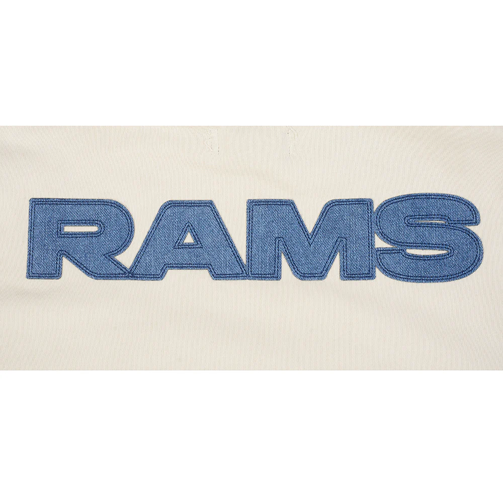 NFL LOS ANGELES RAMS VARSITY BLUES MEN'S FLC PO HOODIE (LINEN) - Image 6