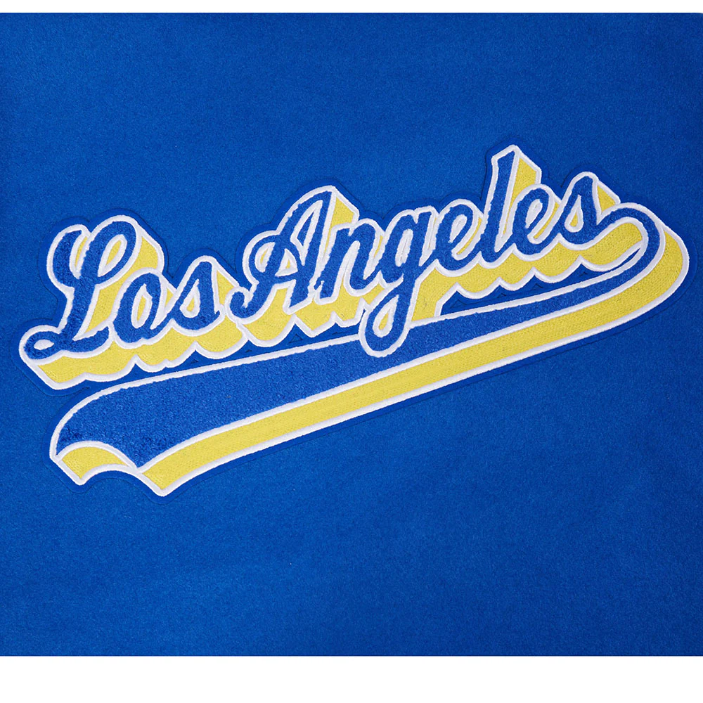 NFL LOS ANGELES RAMS SCRIPT TAIL MEN'S RIB WOOL VARSITY (ROYAL BLUE/WHITE) - Image 14