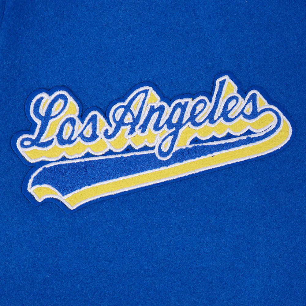 NFL LOS ANGELES RAMS SCRIPT TAIL MEN'S RIB WOOL VARSITY (ROYAL BLUE/WHITE) - Image 9
