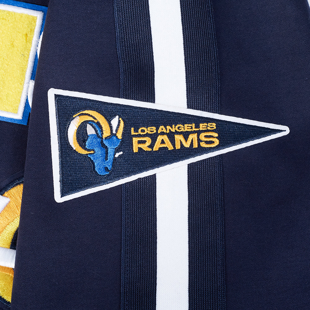NFL LOS ANGELES RAMS PRO GAME DAY JACKET MEN'S JACKET (MIDNIGHT NAVY/WHITE) - Image 7