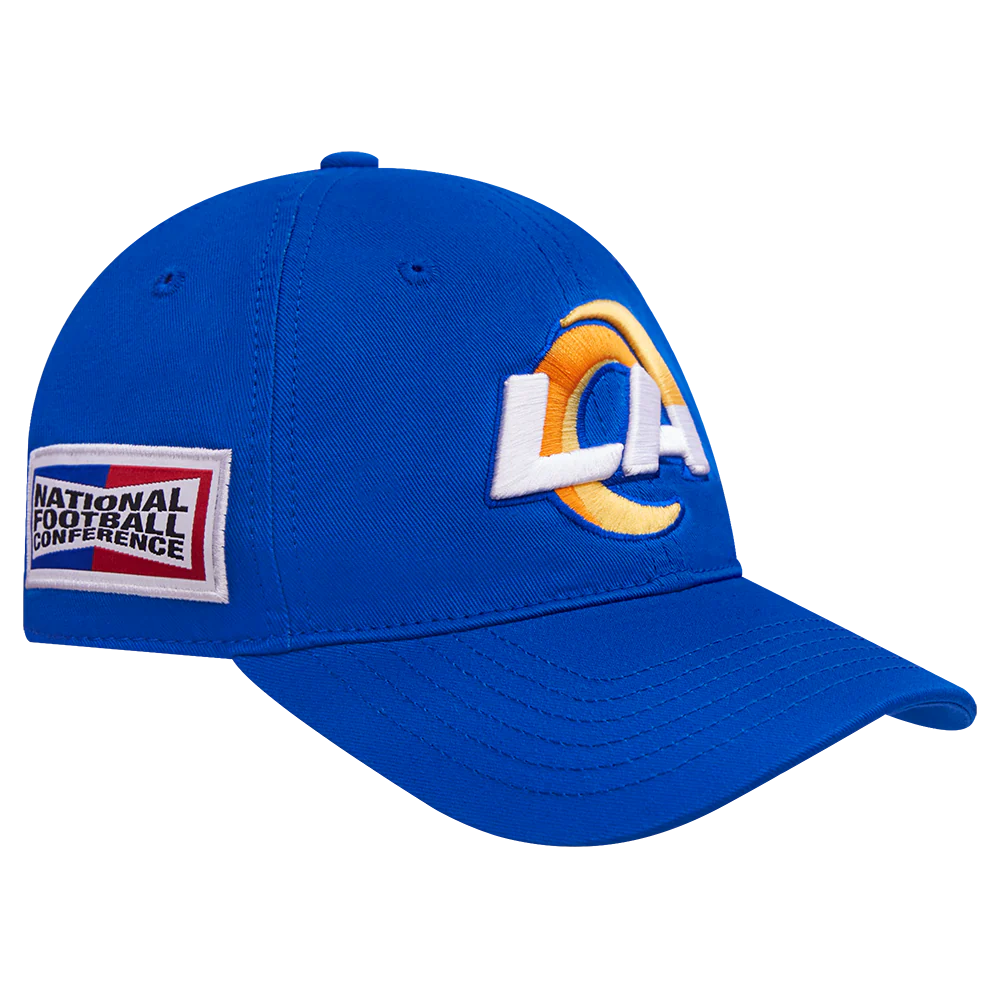 NFL LOS ANGELES RAMS FAST LANE LOGO DAD HAT (ROYAL BLUE) - Image 2