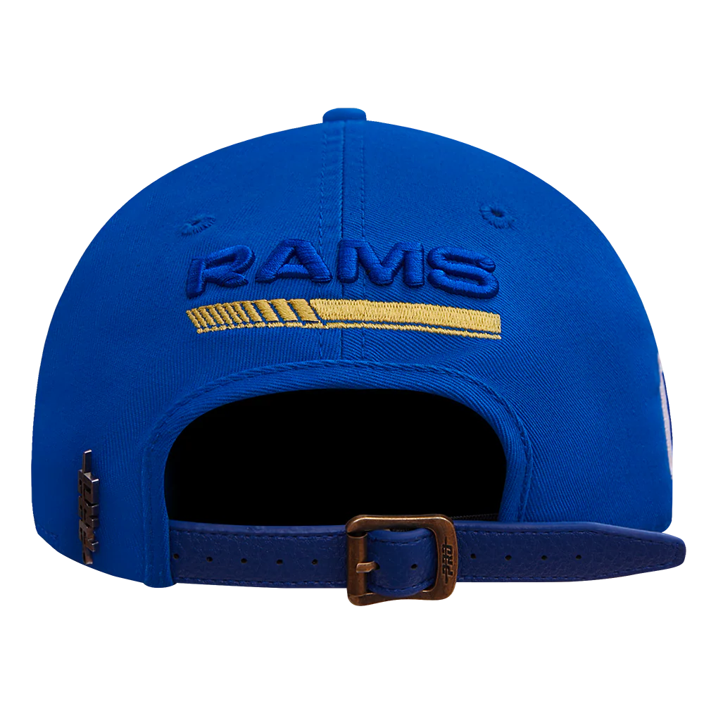 NFL LOS ANGELES RAMS FAST LANE LOGO DAD HAT (ROYAL BLUE) - Image 3