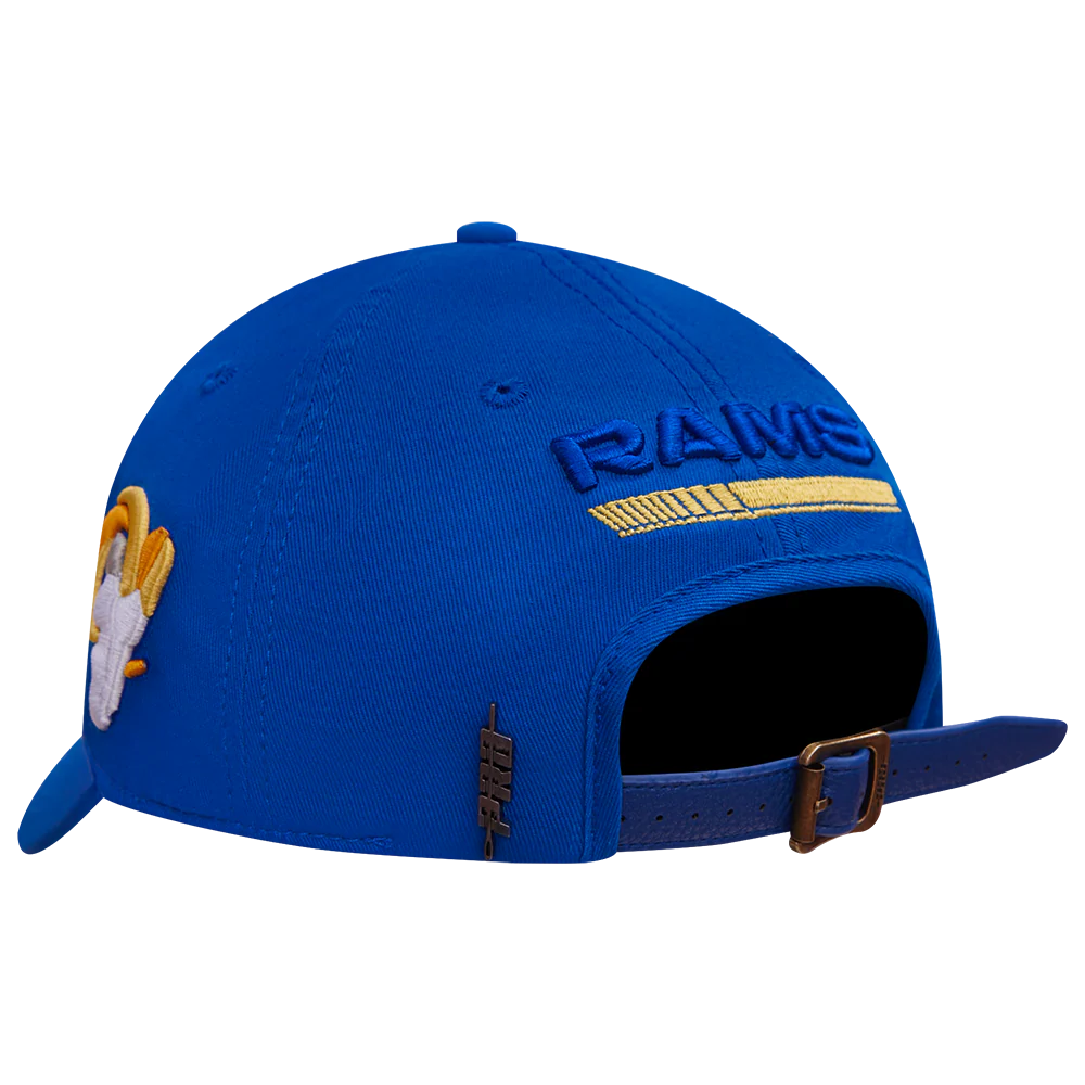 NFL LOS ANGELES RAMS FAST LANE LOGO DAD HAT (ROYAL BLUE) - Image 5