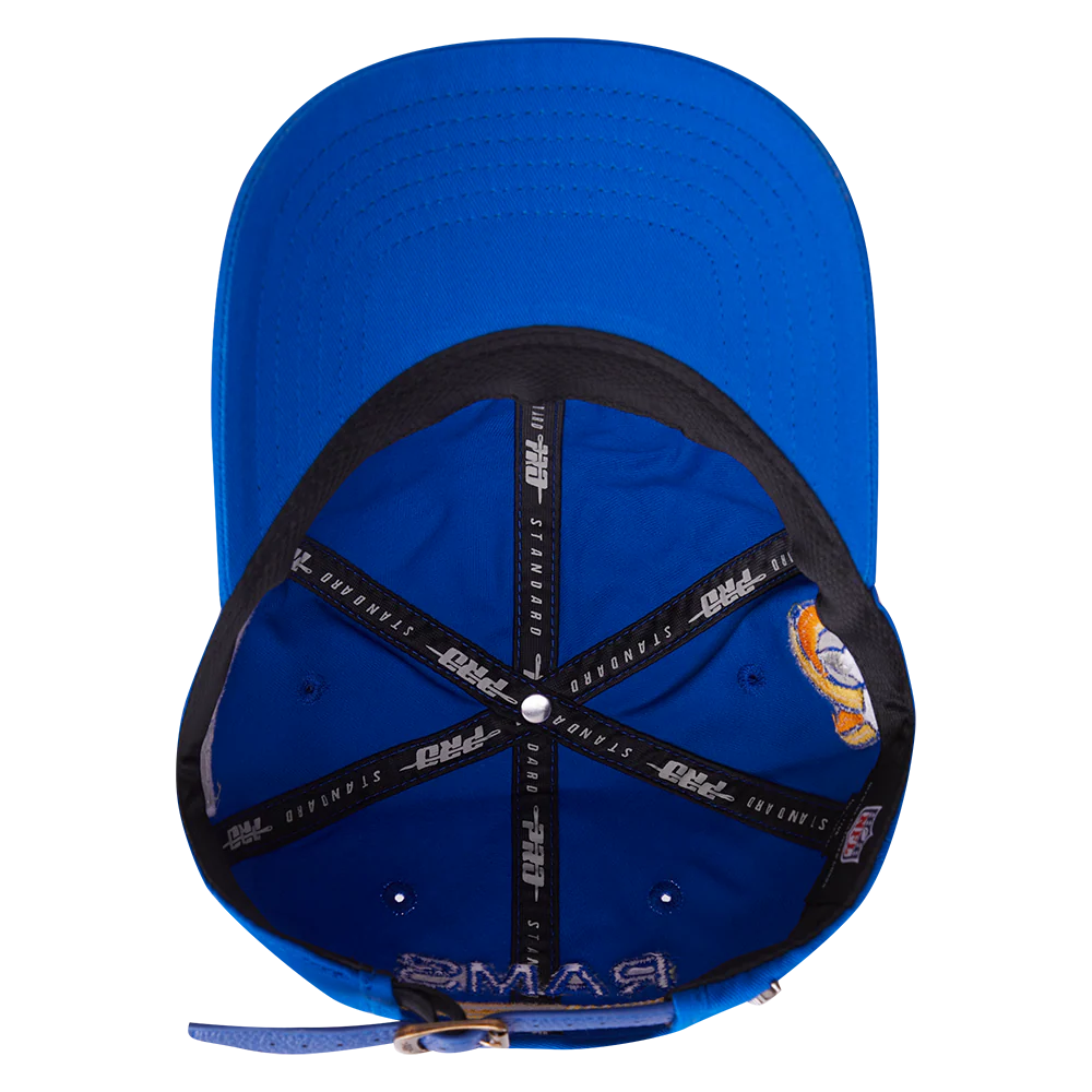 NFL LOS ANGELES RAMS FAST LANE LOGO DAD HAT (ROYAL BLUE) - Image 6
