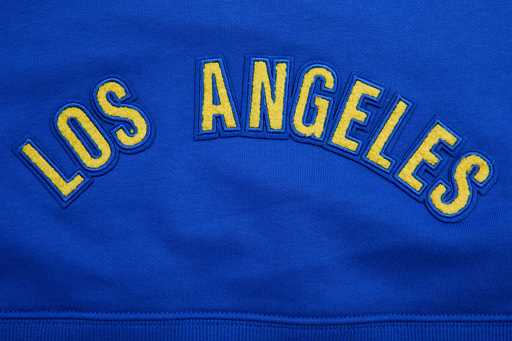 NFL LOS ANGELES RAMS CLASSIC WOMEN'S HOODIE DRESS (ROYAL BLUE) - Image 5