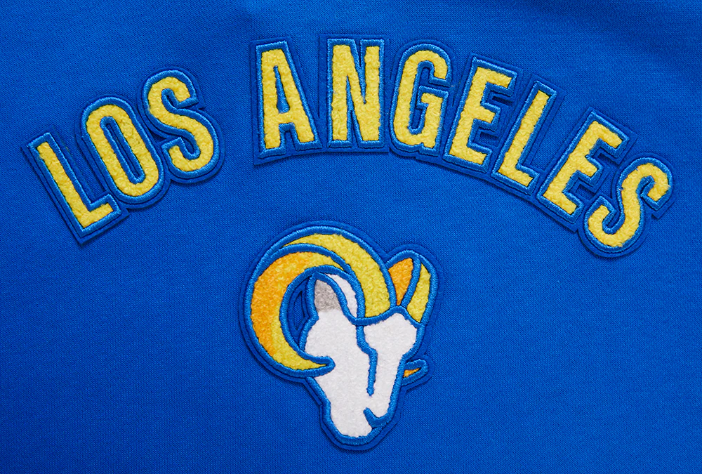 NFL LOS ANGELES RAMS CLASSIC WOMEN'S PULLOVER HOODIE (ROYAL BLUE) - Image 6
