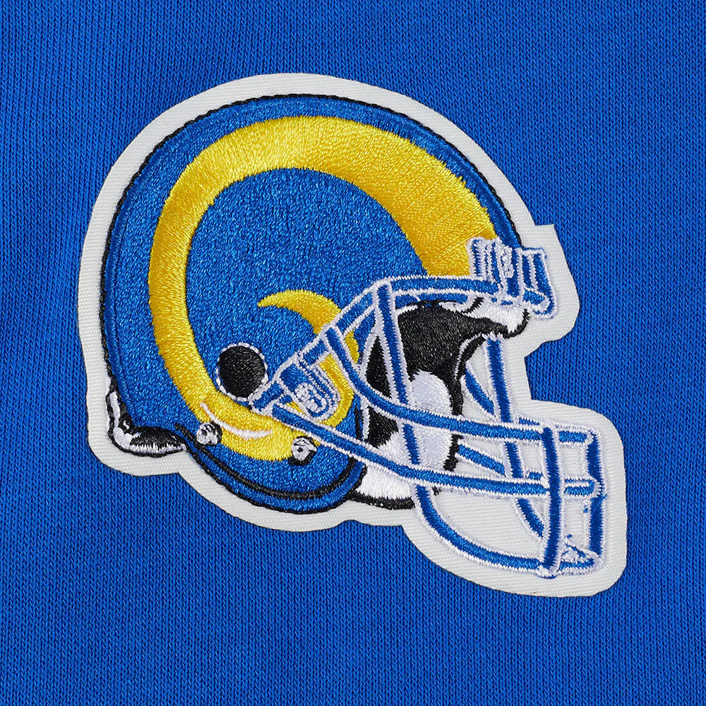 NFL LOS ANGELES RAMS RETRO CLASSIC WOMEN'S CREWNECK (ROYAL BLUE) - Image 6