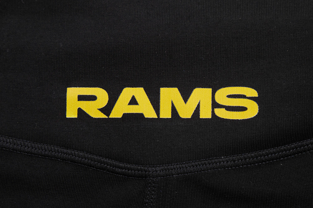 NFL LOS ANGELES RAMS CLASSIC WOMEN'S JERSEY LEGGING (BLACK) - Image 8