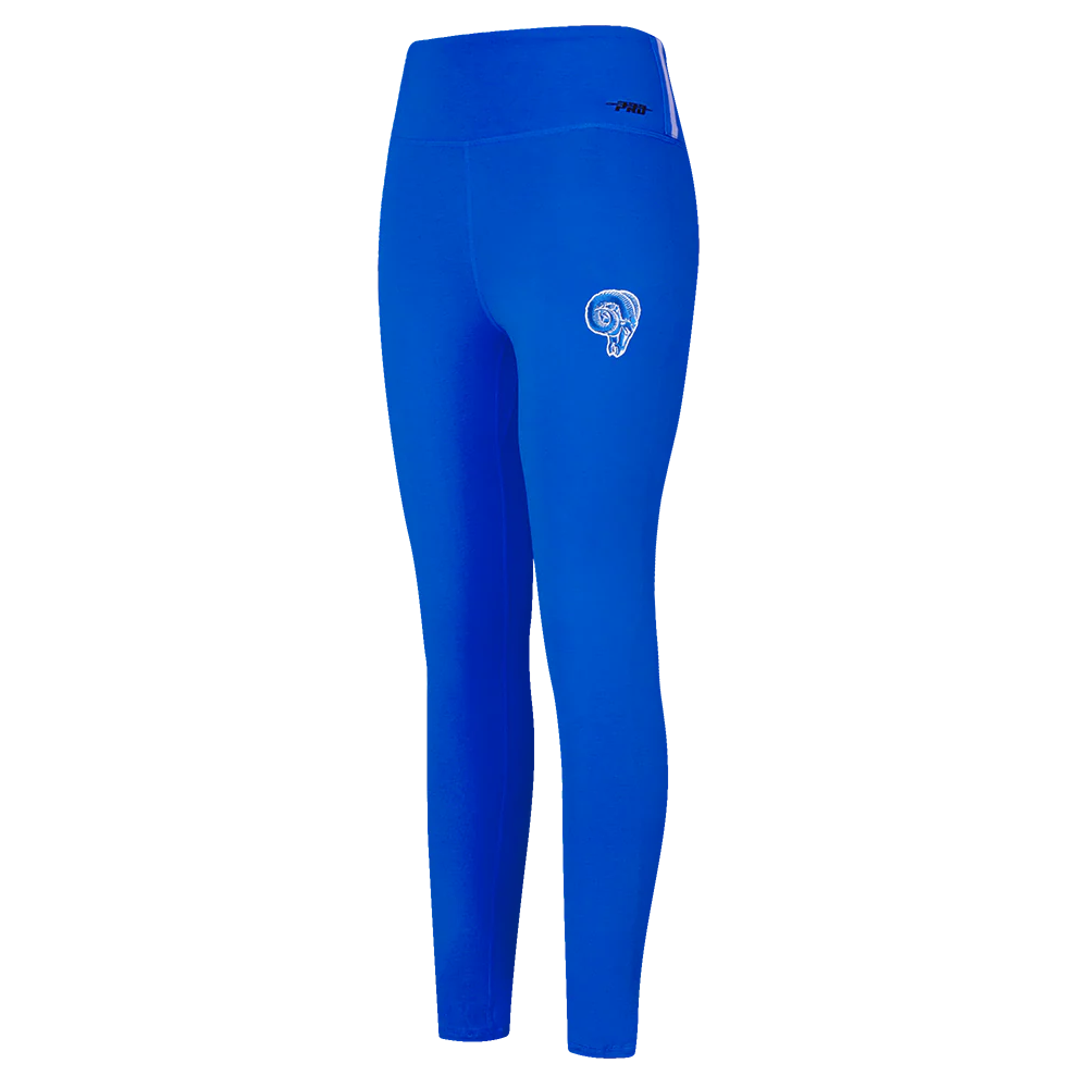NFL LOS ANGELES RAMS RETRO CLASSIC WOMEN'S JERSEY LEGGING (ROYAL BLUE)