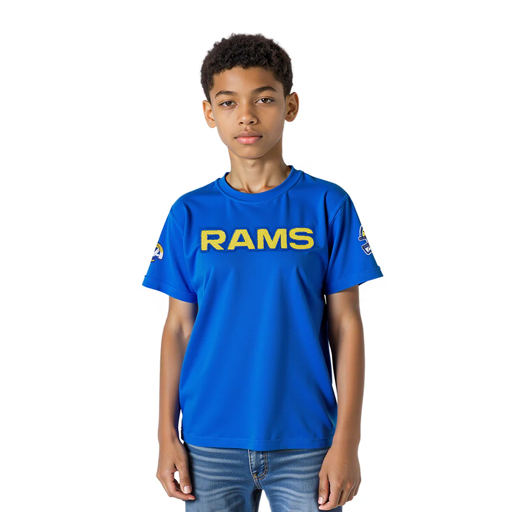 NFL LOS ANGELES RAMS CLASSIC LITTLE BOY'S SS TEE (ROYAL BLUE)