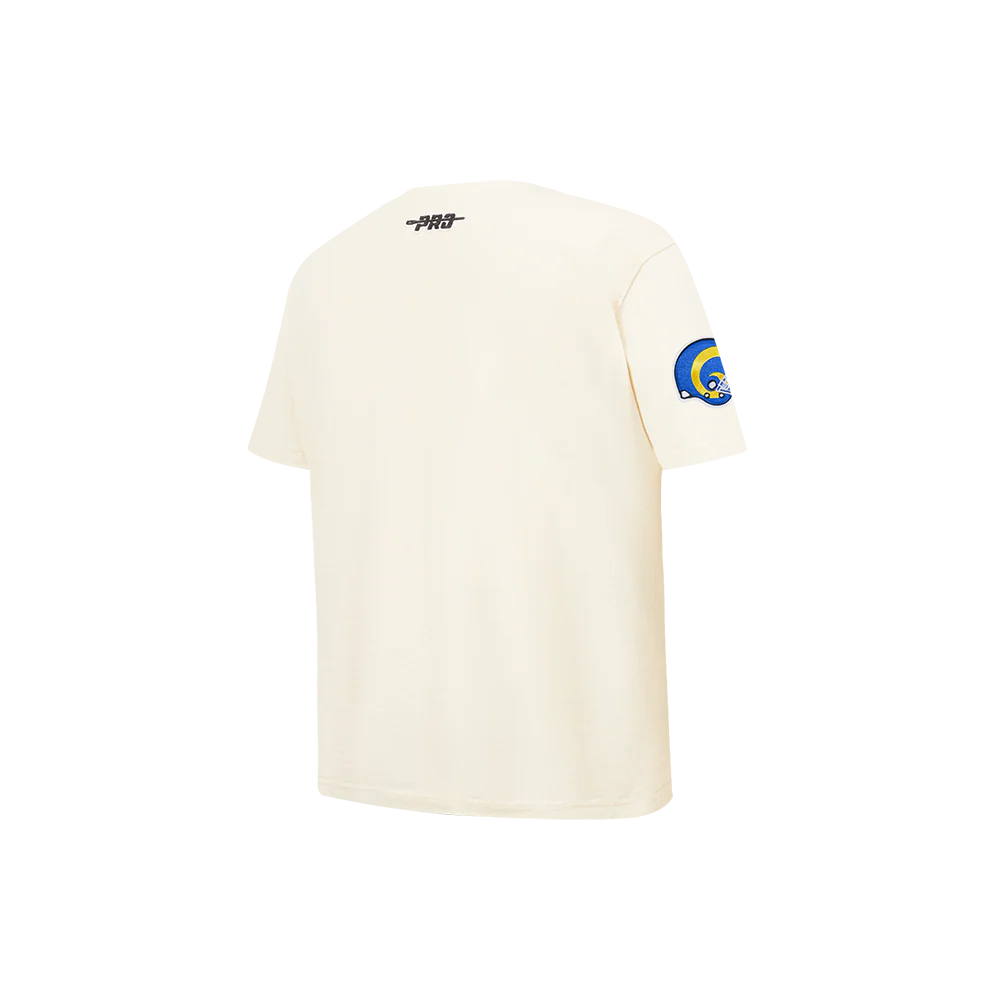 NFL LOS ANGELES RAMS RETRO CLASSIC LITTLE BOY'S SS TEE (EGGSHELL) - Image 4