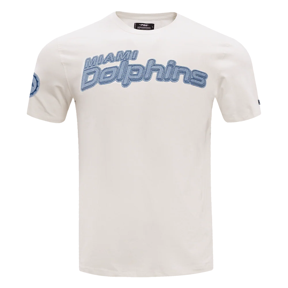 NFL MIAMI DOLPHINS VARSITY BLUES MEN'S TEE (LINEN)