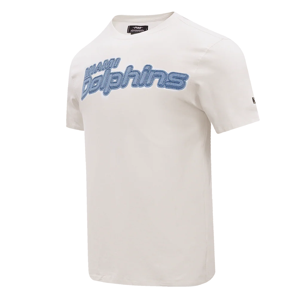 NFL MIAMI DOLPHINS VARSITY BLUES MEN'S TEE (LINEN) - Image 2