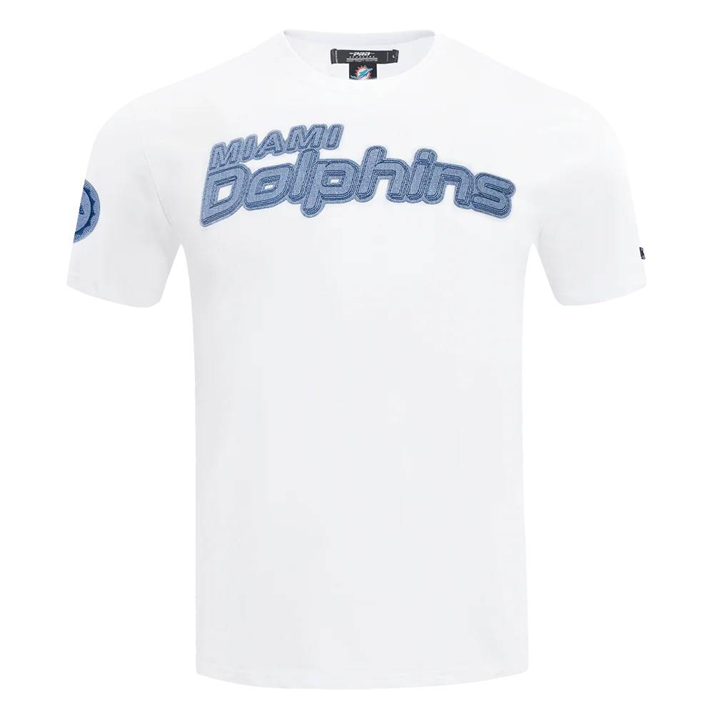 NFL MIAMI DOLPHINS VARSITY BLUES MEN'S TEE (WHITE)