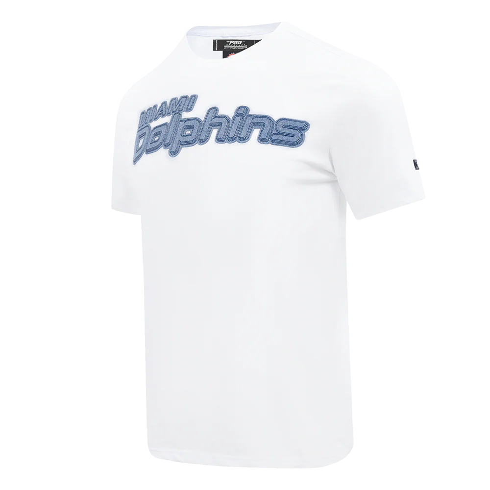 NFL MIAMI DOLPHINS VARSITY BLUES MEN'S TEE (WHITE) - Image 2