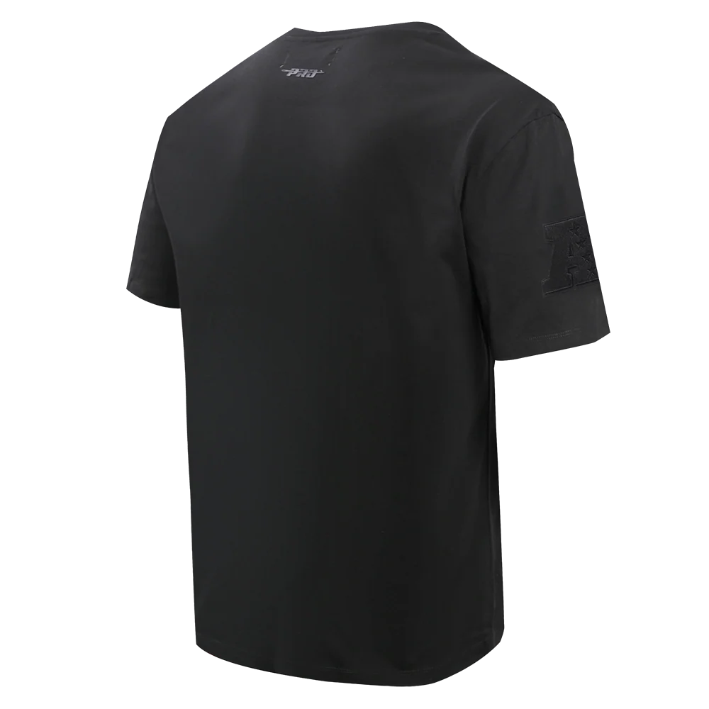 NFL MIAMI DOLPHINS NEUTRAL DROP SHOULDER MEN'S TEE (BLACK) - Image 3