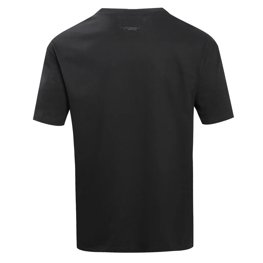 NFL MIAMI DOLPHINS NEUTRAL DROP SHOULDER MEN'S TEE (BLACK) - Image 4