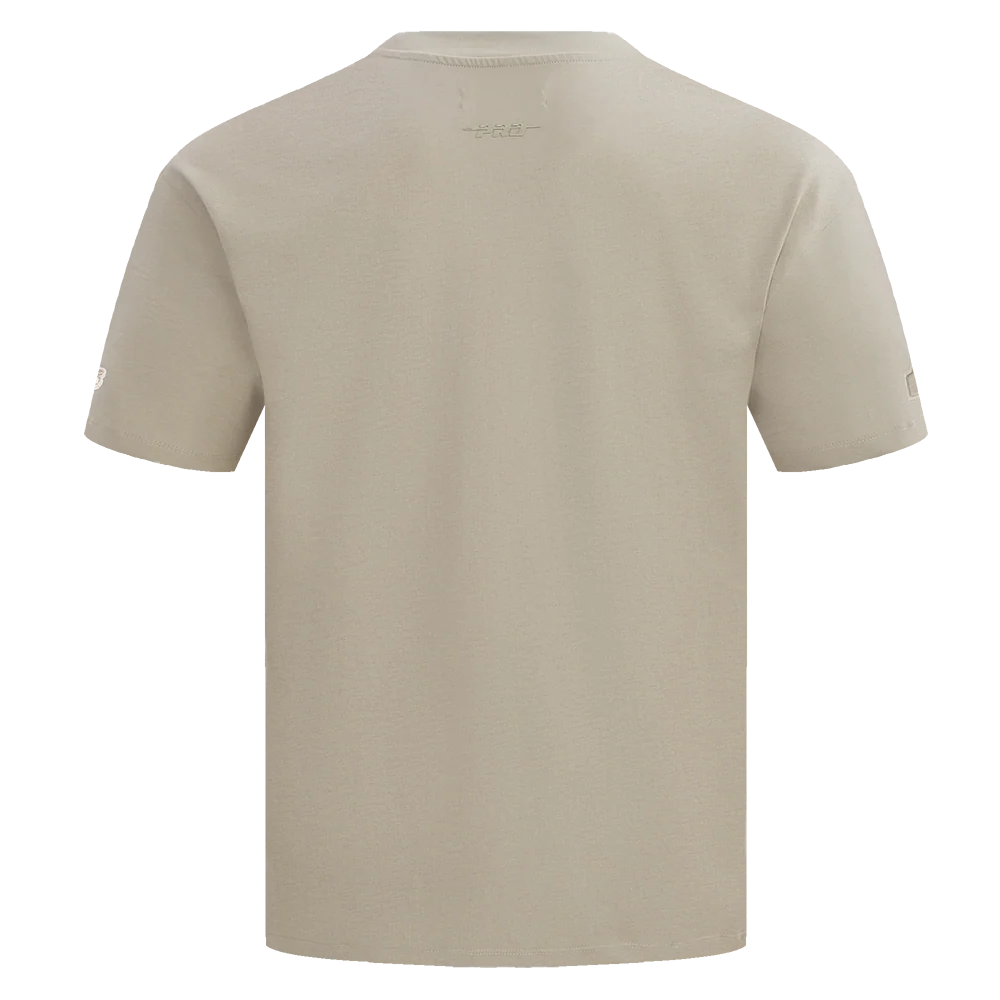 NFL MIAMI DOLPHINS NEUTRAL MEN'S DROP SHOULDER TEE (TAUPE) - Image 3
