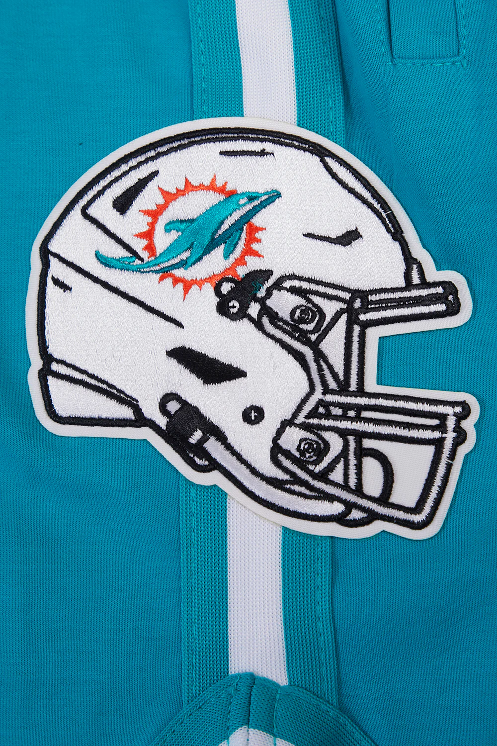 NFL MIAMI DOLPHINS CLASSIC CHENILLE DOUBLE KNIT SHORT (TEAL) - Image 8