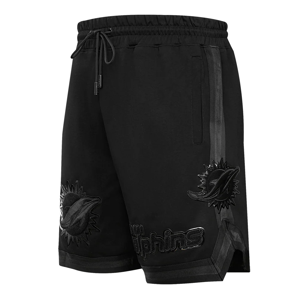 NFL MIAMI DOLPHINS TRIPLE BLACK SHORT (TRIPLE BLACK) - Image 2