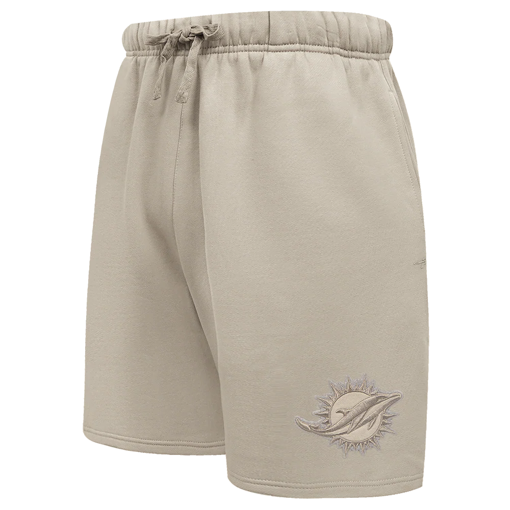 NFL MIAMI DOLPHINS NEUTRAL MEN'S FLC SHORT (TAUPE)