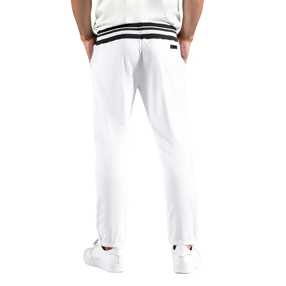 NFL MIAMI DOLPHINS MASHUP MEN'S RIB SWEATPANT (WHITE/BLACK) - Image 2