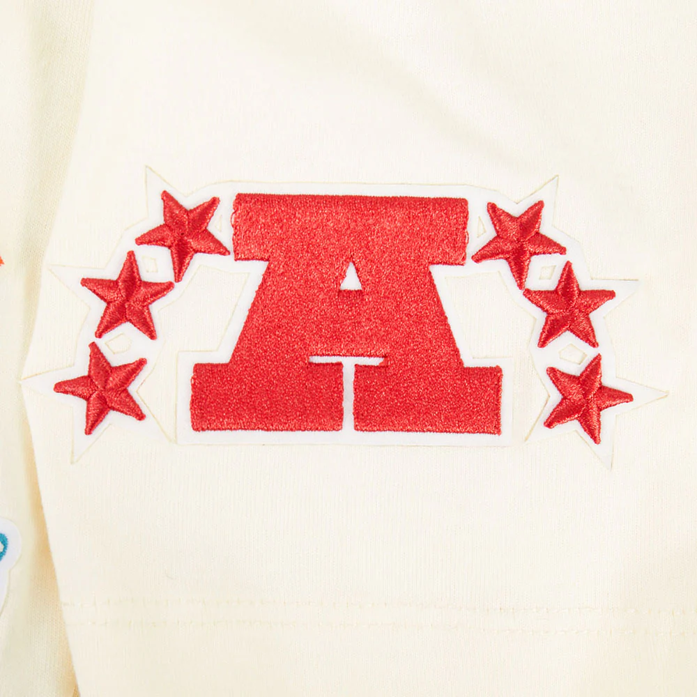 NFL MIAMI DOLPHINS RETRO CLASSICS BIG BOY'S RIB FLEECE PO HOODIE (EGGSHELL/ BLACK) - Image 10