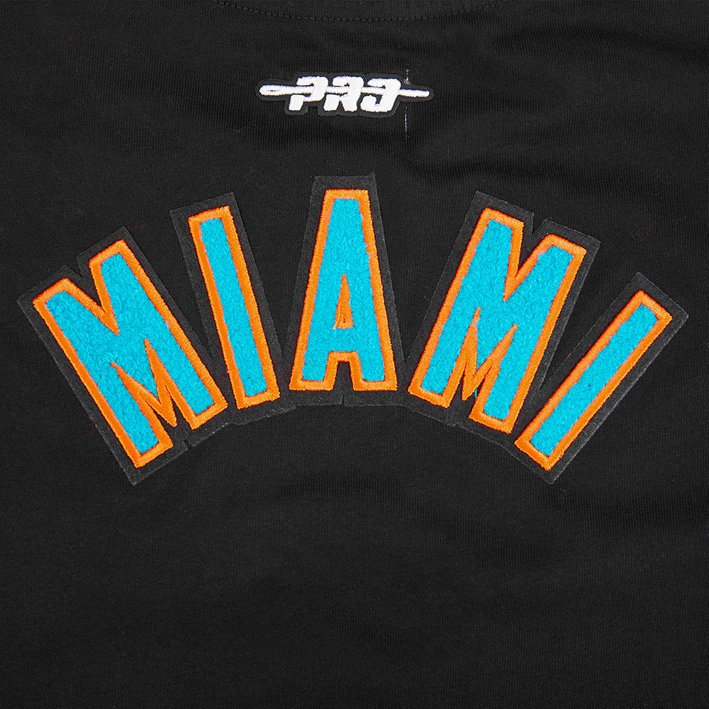 NFL MIAMI DOLPHINS CLASSIC BIG GIRLS SHORT SLEEVE BOXY TEE (BLACK) - Image 13