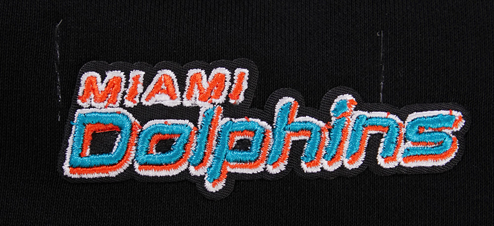 NFL MIAMI DOLPHINS CLASSIC WOMEN'S CREWNECK (BLACK) - Image 5