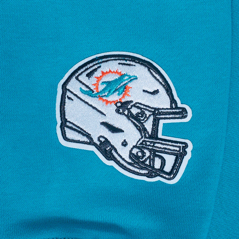 NFL MIAMI DOLPHINS CLASSIC WOMEN'S FLEECE PULLOVER HOODIE (TEAL) - Image 6