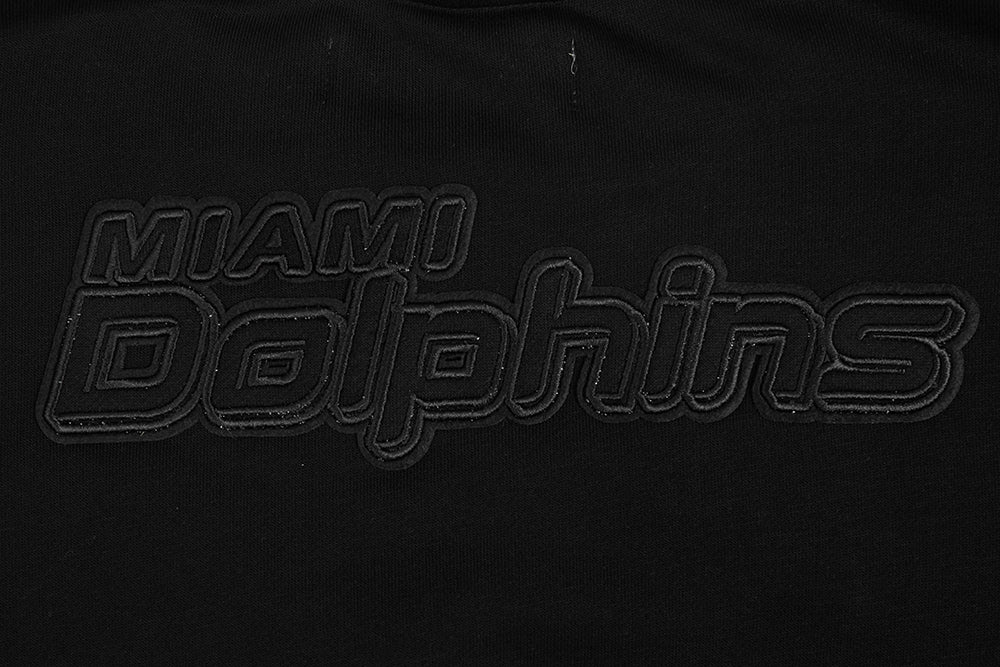 NFL MIAMI DOLPHINS NEUTRAL WOMEN'S CREWNECK (BLACK) - Image 7