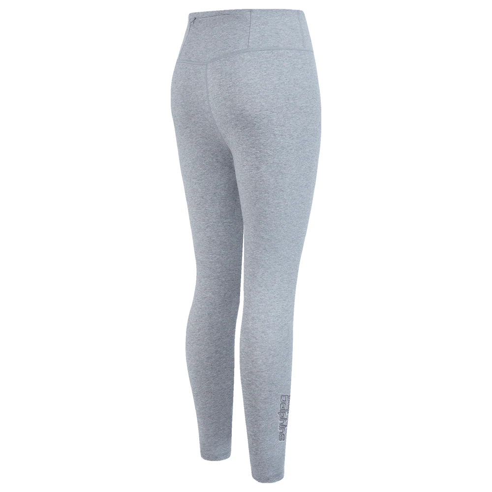 NFL MIAMI DOLPHINS NEUTRAL HIGH WAIST JERSEY LEGGING (DARK HEATHER GRAY) - Image 3