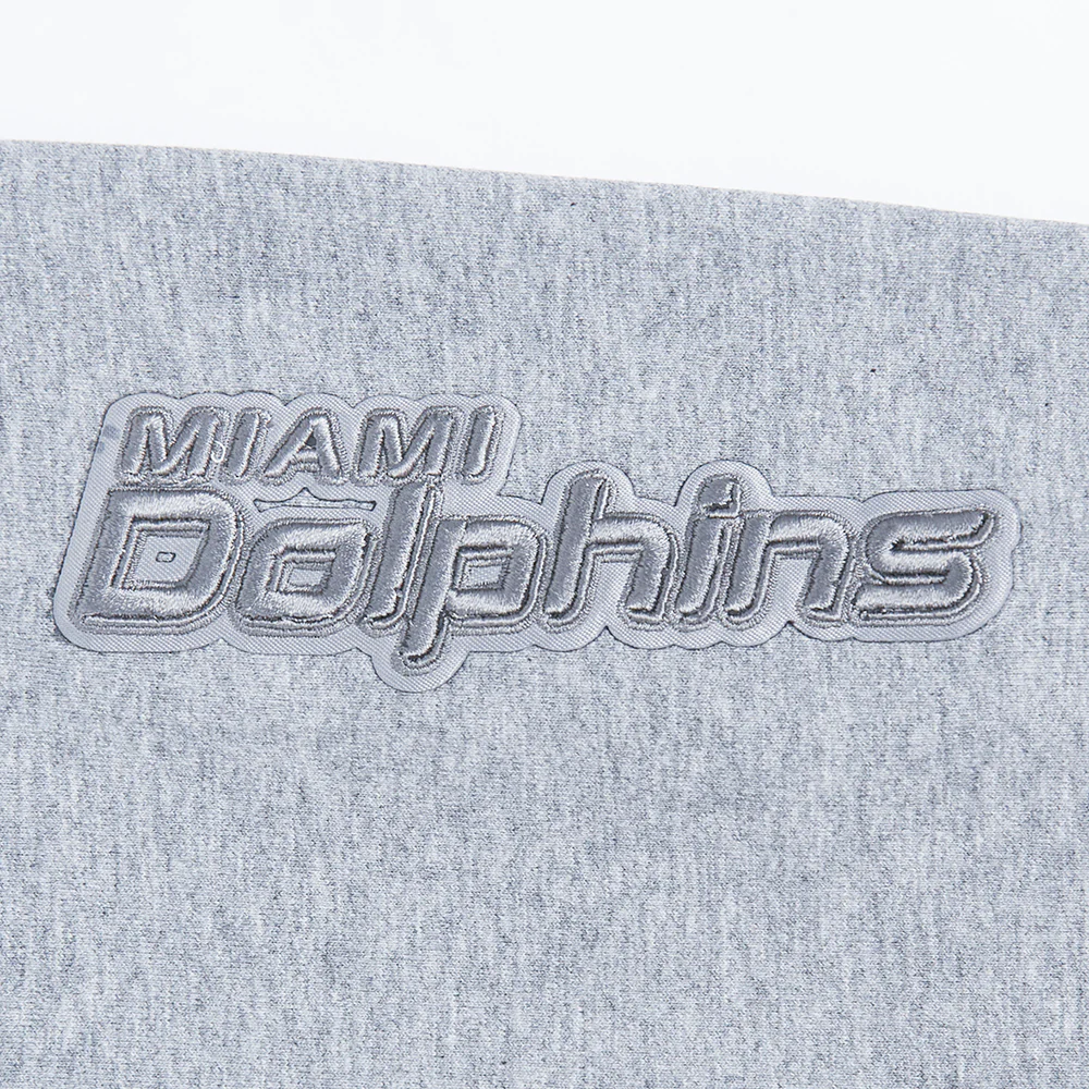 NFL MIAMI DOLPHINS NEUTRAL HIGH WAIST JERSEY LEGGING (DARK HEATHER GRAY) - Image 6