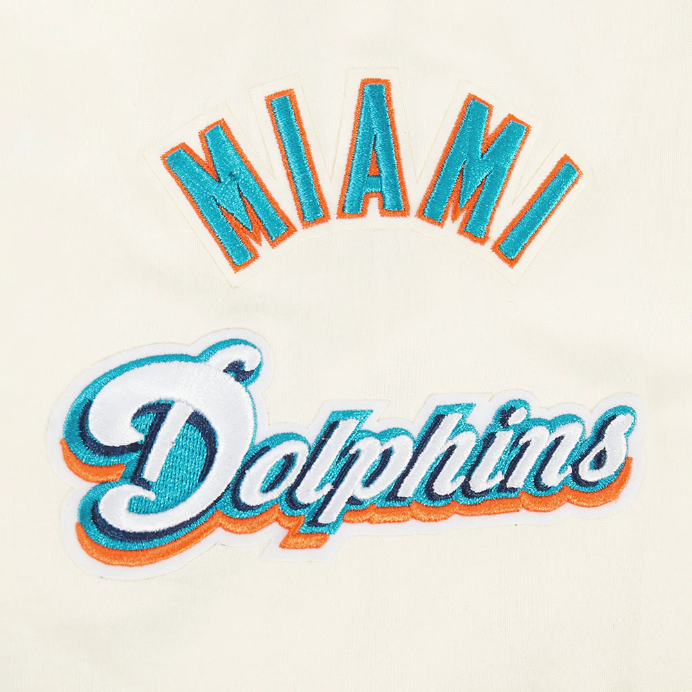 NFL MIAMI DOLPHINS RETRO CLASSIC LITTLE BOY'S SS TEE (EGGSHELL) - Image 5