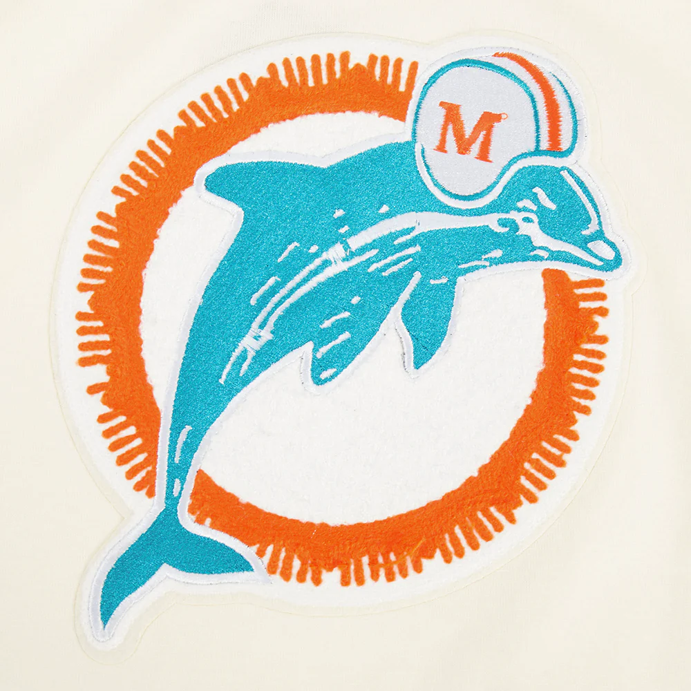 NFL MIAMI DOLPHINS RETRO CLASSIC LITTLE BOY'S SS TEE (EGGSHELL) - Image 6