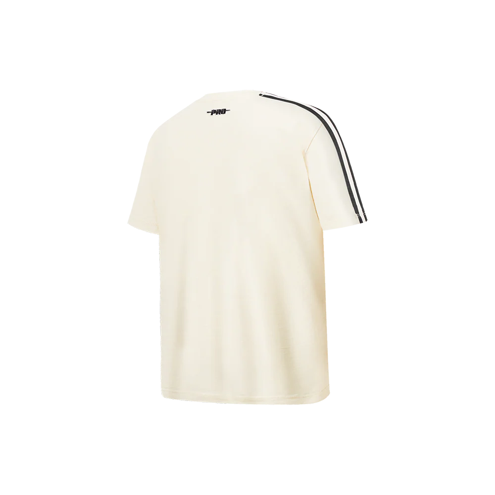 NFL MIAMI DOLPHINS RETRO CLASSIC LITTLE BOY'S SS STRIPED RIB TEE (EGGSHELL/ BLACK) - Image 4