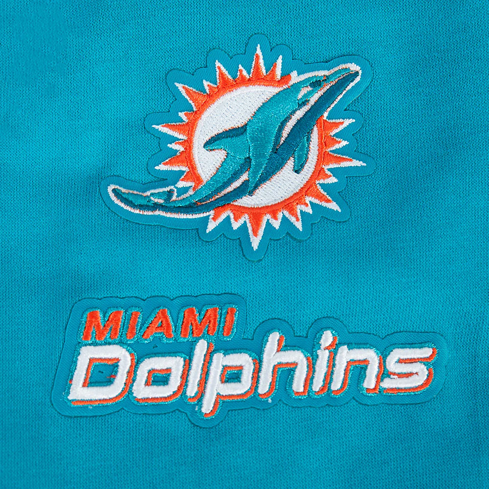 NFL MIAMI DOLPHINS CLASSIC LITTLE BOY'S FLC FZ HOODIE (TEAL) - Image 8